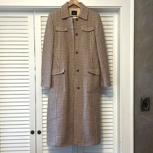 J CREW Wool Long Coat.